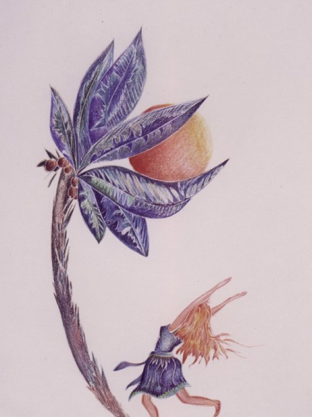 Woman & Palm color
